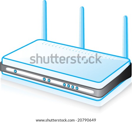 Glossy Router Artwork