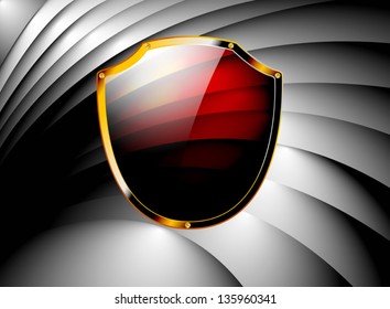 Glossy and shield dark color background