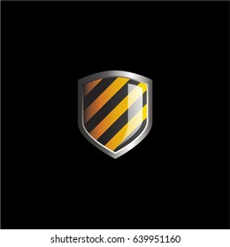 glossy shield vector 