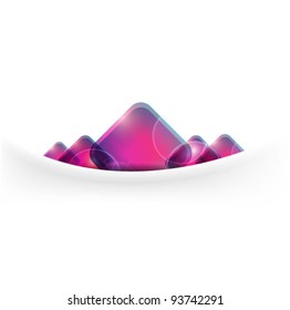 Glossy shiny background with copy space