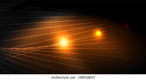 glänzend glänzende Neonwellen, Vorlage für das Zauberweltraumkonzept
