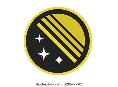 Glossy, shiny material or view of space concept. Editable Clip Art.
