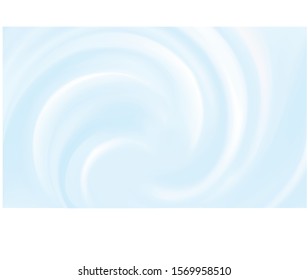 Glossy smooth mix wavy curvy aqua fond text space. Light indigo cyan center style. Gel fluid surface. Cool soft azure color. Natural smooth shiny eddy stream card graphic element symbol concept design