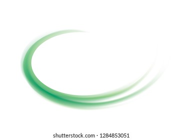 Glossy smooth shiny creative mix wavy eddy bio jade aqua radial curvy fond with space for text in white center of funnel. Gel fluid cream surface vivid malachite mint color