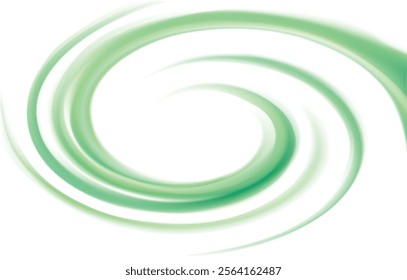 Glossy smooth shiny creative mix wavy eddy bio jade aqua radial curvy fond with space for text in white center of funnel. Gel fluid cream surface vivid malachite mint color