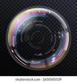 Bolha de sabão brilhante definido com brilho realista, isolado em fundo PNG claro. Ideal para design de frescura de ar, cenas de banheiro, folhetos de festa divertida, marca cosmética ou efeitos de brilho de IU.