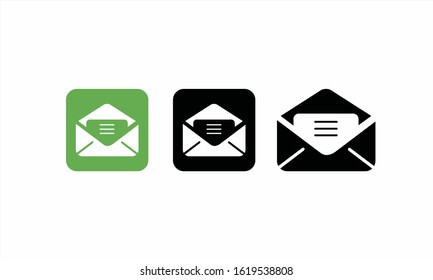 Glossy Social Media Icons: Message