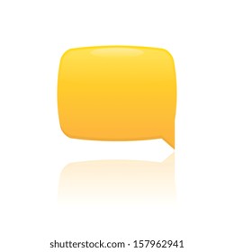 Glossy Speech Bubble