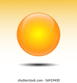 Glossy sphere.