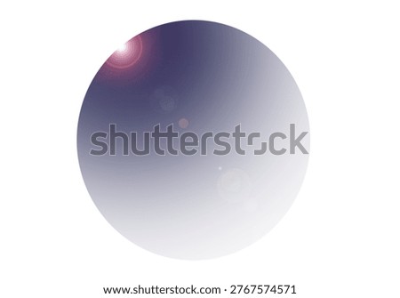 Glossy Sphere Abstract Object, light effect 
