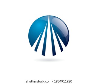 glossy sphere of one point goal achievement strategy