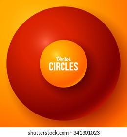 Glossy Spheres Design. Vector Illustration.