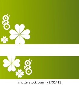 glossy st. patrick's day background