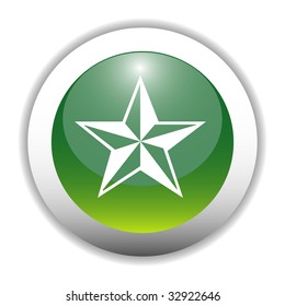 Glossy Star Sign Button