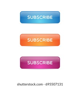 Glossy Subscribe Buttons