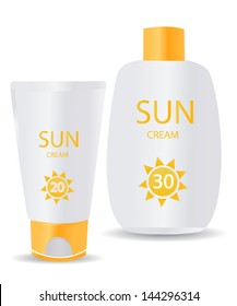 glossy sunblock creams