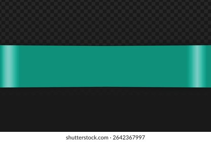 Glossy teal horizontal stripe with subtle sheen, ideal for abstract wall art, modern packaging, or minimalist decor. Striking and versatile.