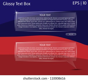 Glossy Text Box