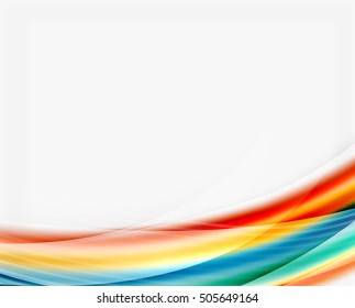 Glossy translucent wave vector template, line pattern