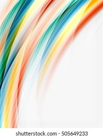 Glossy translucent wave vector template, line pattern