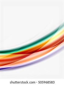 Glossy translucent wave vector template, line pattern