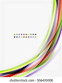 Glossy translucent wave vector template, line pattern