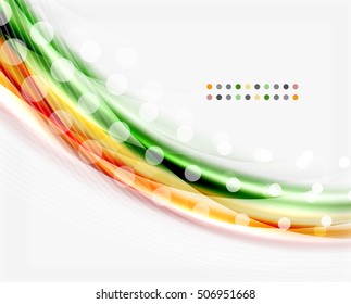 Glossy translucent wave vector template, line pattern