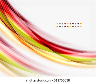 Glossy translucent wave vector template, line pattern