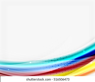 Glossy translucent wave vector template, line pattern