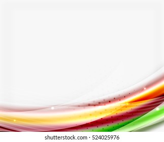Glossy translucent wave vector template, line pattern