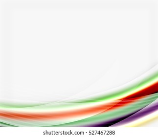 Glossy translucent wave vector template, line pattern