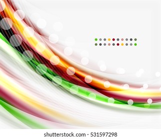 Glossy translucent wave vector template, line pattern