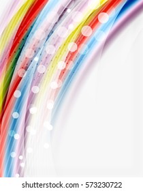 Glossy translucent wave vector template, line pattern