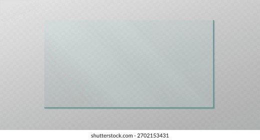 Ilustração de textura de superfície de vidro transparente brilhante PNG.