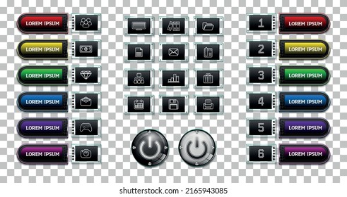 Glossy ui, Set-Web-Buttons