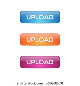 Glossy Upload Buttons