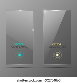 Glossy vector banners