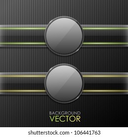Glossy vector design elements