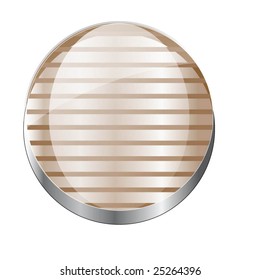 Glossy vector designed button scalable