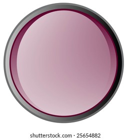 Glossy vector designed button scalable