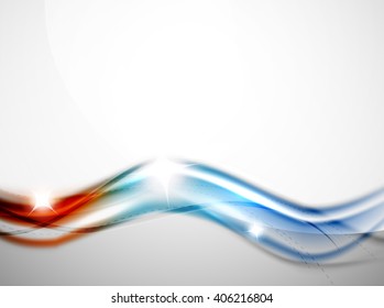 Glossy wave, coporate business brochure identity vector design