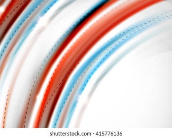 Glossy wave, coporate business brochure identity vector design