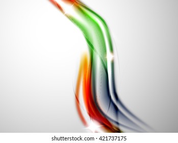 Glossy wave, coporate business brochure identity vector design