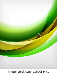 Glossy wave vector background with light and shadow effects, white cross shapes. Template for web banner, business or technology presentation background or elements, vector illustration