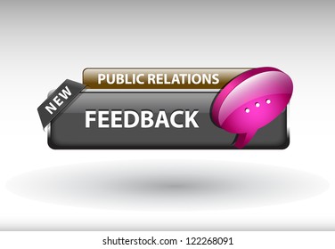  glossy web button with comment sign. comment bubble shape icon with shadow