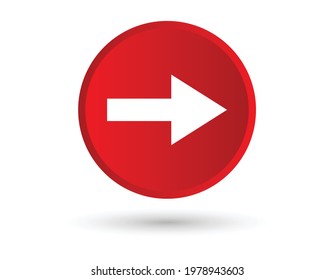glossy web button with next sign. next arrow shape icon with shadow