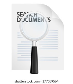 glossy web button with search sign. Rounded square shape icon 