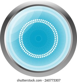 glossy web buttons with abstract circles