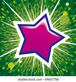 glossy web icon - star