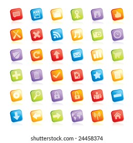 Glossy Web Icons